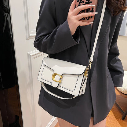 Ladies Leather Handbag Crossbody Bag Elegant Shoulder Strap Classic Design From Famous Designer Luxury Brand