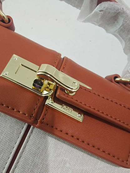 2025 Trapezoidal Leather Women's Bag Versatile Fashion Niche Handbag Top-handle Bags на сумки плечо кожаная sac de luxe femme