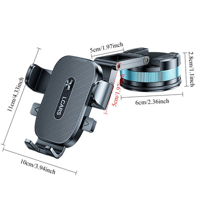 New Car Mobile Phone Stand Multi Angle Swivel Dashboard Suction Mount Compatible with Most Smartphones Car Accessories