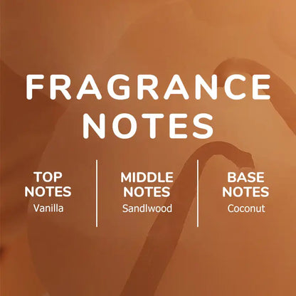 KOEC Vanilla & Coconut Fragrance Mist Perfume Refreshing Moisturizing Triple Notes Plant Fragrances Propylene Glycol