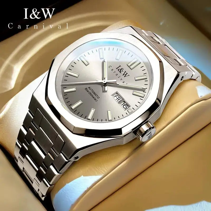 IW Automatic Watches Luxury Mechanical Watch for Man Japan Movement Wristwatch Stainless Steel Sapphire Crystal Relogio