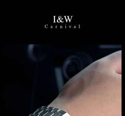 IW Automatic Watches Luxury Mechanical Watch for Man Japan Movement Wristwatch Stainless Steel Sapphire Crystal Relogio