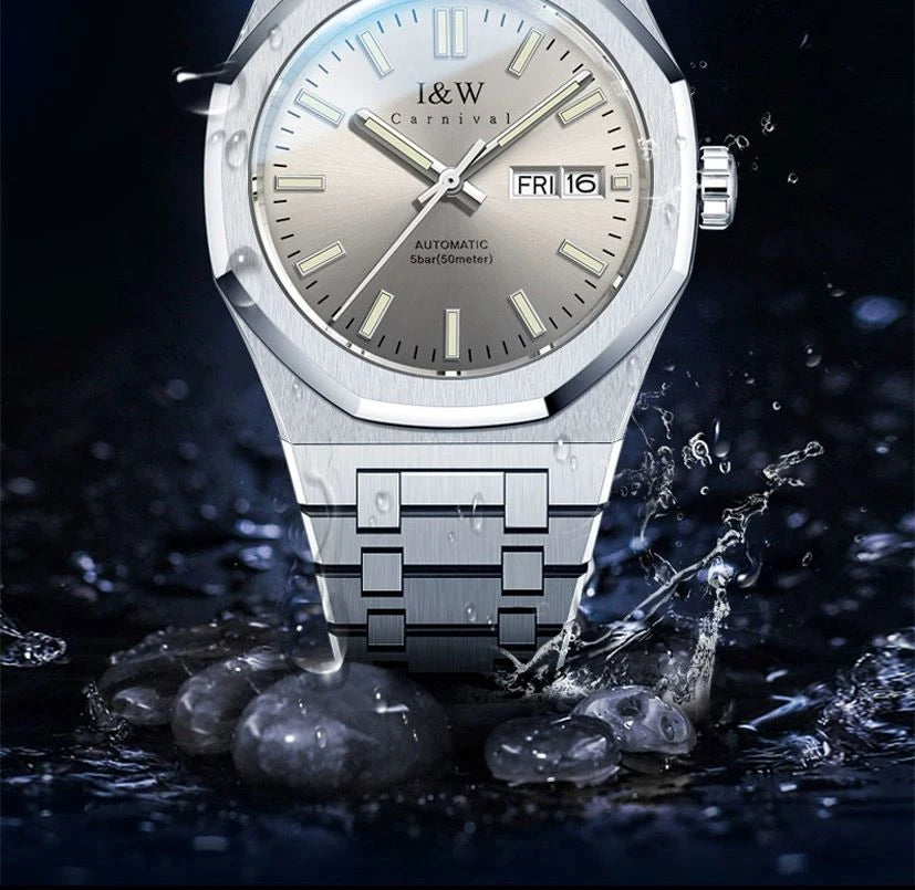 IW Automatic Watches Luxury Mechanical Watch for Man Japan Movement Wristwatch Stainless Steel Sapphire Crystal Relogio