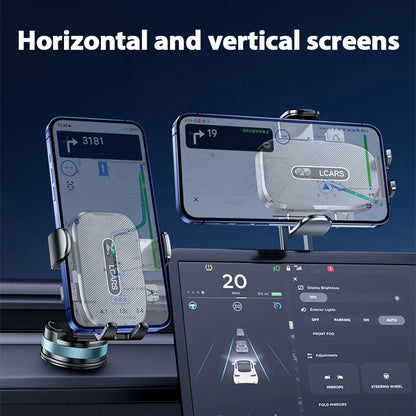 New Car Mobile Phone Stand Multi Angle Swivel Dashboard Suction Mount Compatible with Most Smartphones Car Accessories