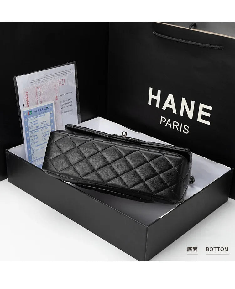 Ladies Leather Crossbody Bag Shoulder Handbag Messenger Tote Luxury Designer Brand Women's Classic Elegant Popular