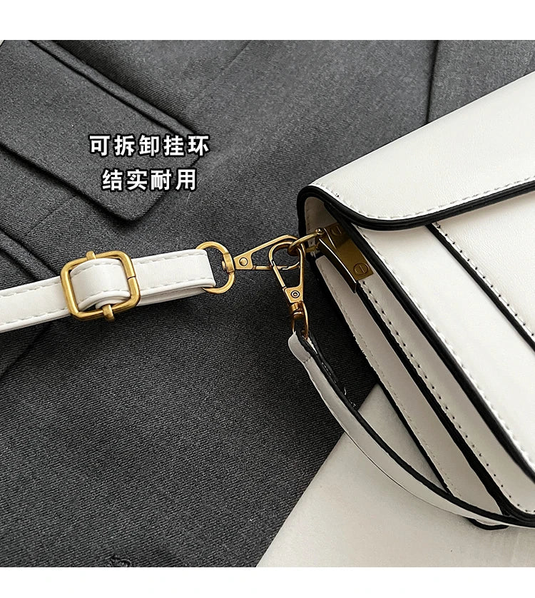 Ladies Leather Handbag Crossbody Bag Elegant Shoulder Strap Classic Design From Famous Designer Luxury Brand