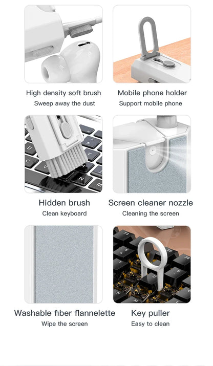 20/1 Digital Cleaning Kit Phone Camera Laptop keyboard Cleaning brush key Screen cleaner Dust Collector Christmas gift