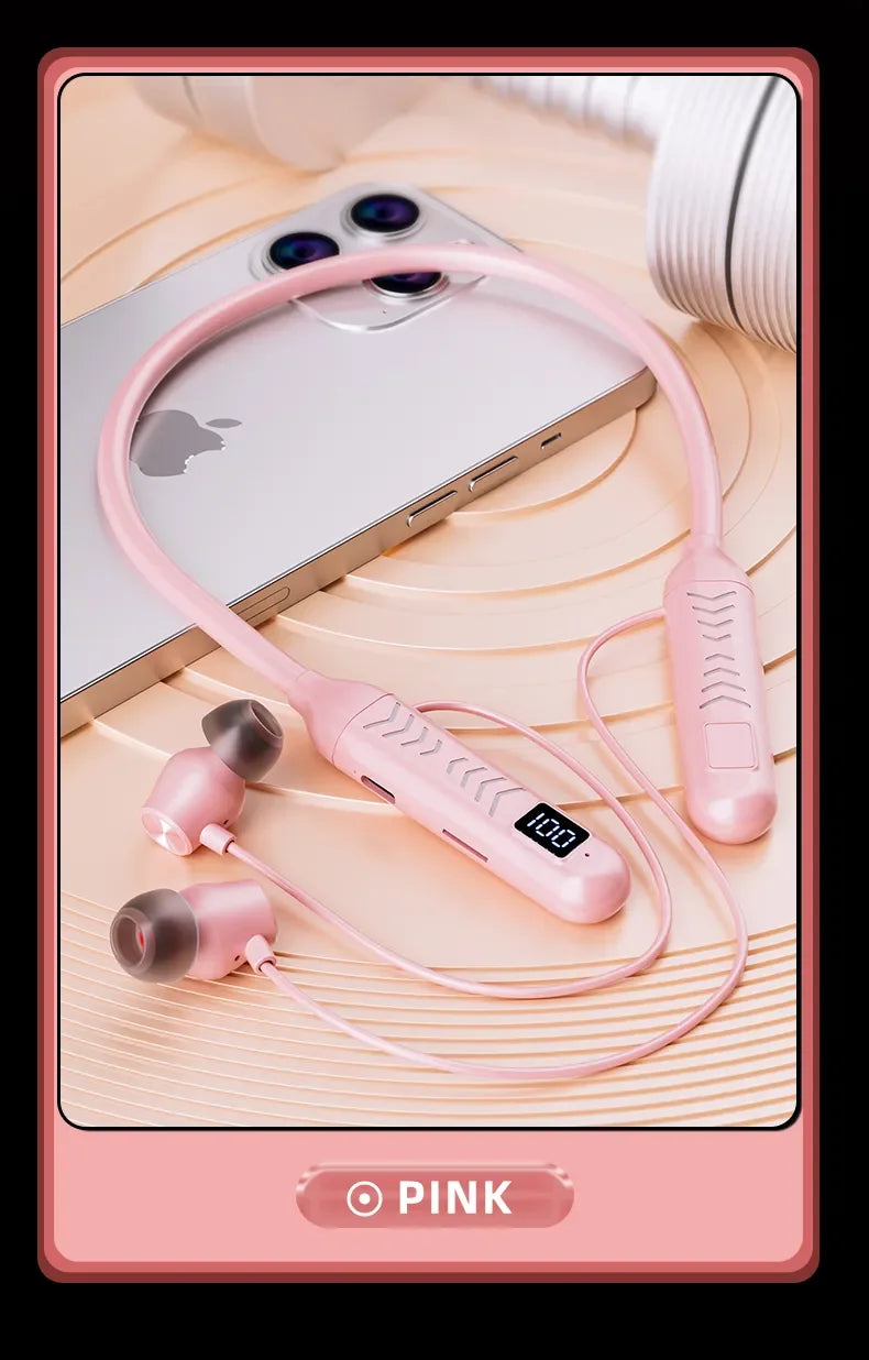 2023 New True Wireless BT Headphones: High Quality, Long Life, Digital Display and Pluggable Memory Card Playback!