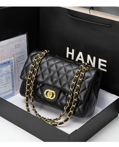 Ladies Leather Crossbody Bag Shoulder Handbag Messenger Tote Luxury Designer Brand Women's Classic Elegant Popular