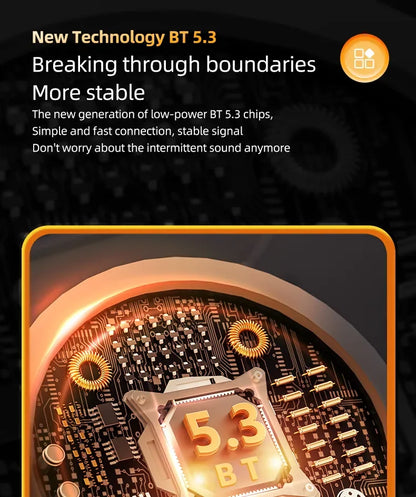 2023 New True Wireless BT Headphones: High Quality, Long Life, Digital Display and Pluggable Memory Card Playback!