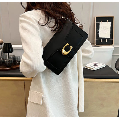 Ladies Leather Handbag Crossbody Bag Elegant Shoulder Strap Classic Design From Famous Designer Luxury Brand