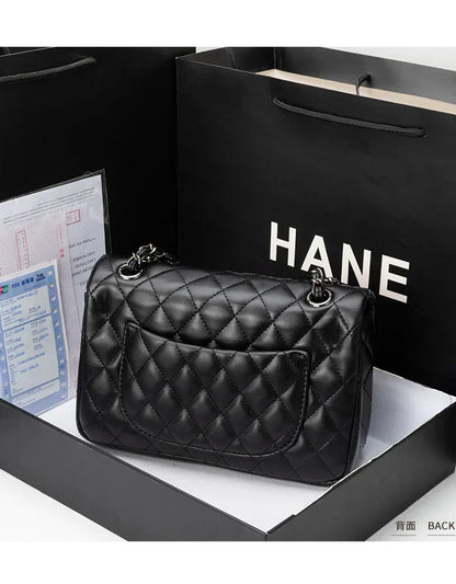 Ladies Leather Crossbody Bag Shoulder Handbag Messenger Tote Luxury Designer Brand Women's Classic Elegant Popular