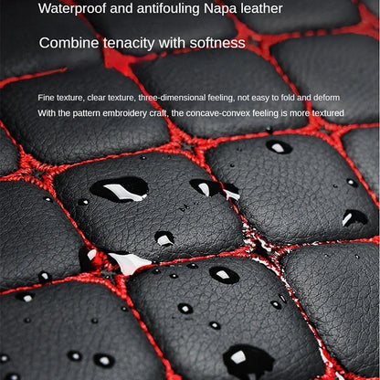 Car Seat Covers Premium Leather/Fabric Non-Slip, Waterproof, Breathable - Easy Install For most Sedan