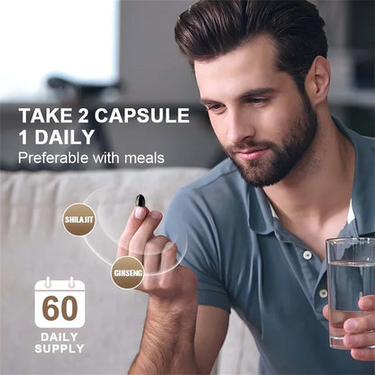 Shilajit - Energy Boost, Enhanced Performance, Promote Heart and Blood Circulation Health