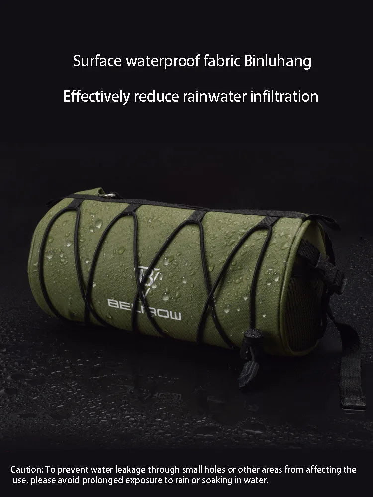 2L 5L Bike Handlebar Bag, Bicycle Front Bag Shoulder Bag Storage Bag with Shoulder Strap for Road Mountain Bike Cycling Travel