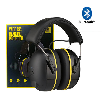 Electronic Headphone 5.0 Bluetooth Earmuffs Hearing Protection Headphones for Music Safety Noise Reduction Charging