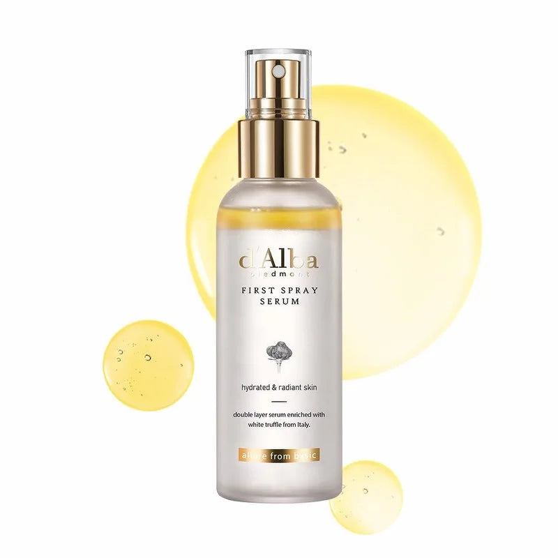 d'Alba White Truffle VEGAN First Spray Serum Light Facial Moisturizer Multi-Effect Spray Korean Care Products Skin Care