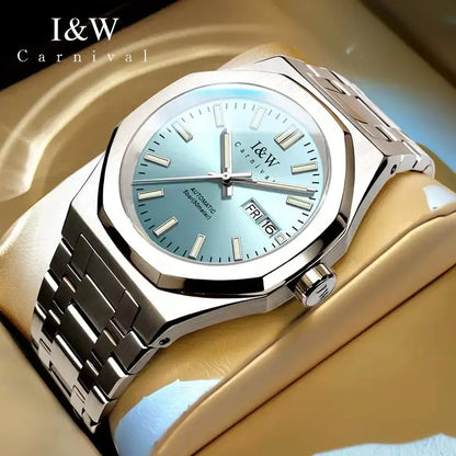 IW Automatic Watches Luxury Mechanical Watch for Man Japan Movement Wristwatch Stainless Steel Sapphire Crystal Relogio