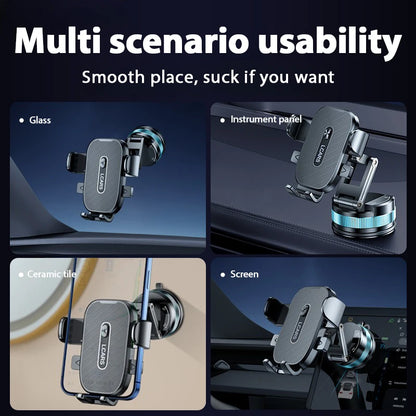 New Car Mobile Phone Stand Multi Angle Swivel Dashboard Suction Mount Compatible with Most Smartphones Car Accessories
