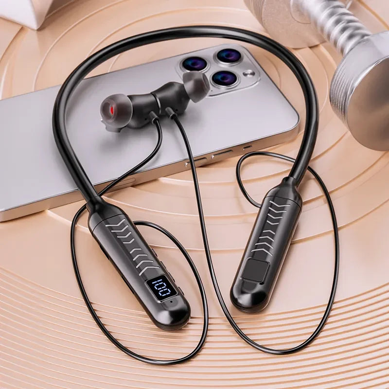 2023 New True Wireless BT Headphones: High Quality, Long Life, Digital Display and Pluggable Memory Card Playback!