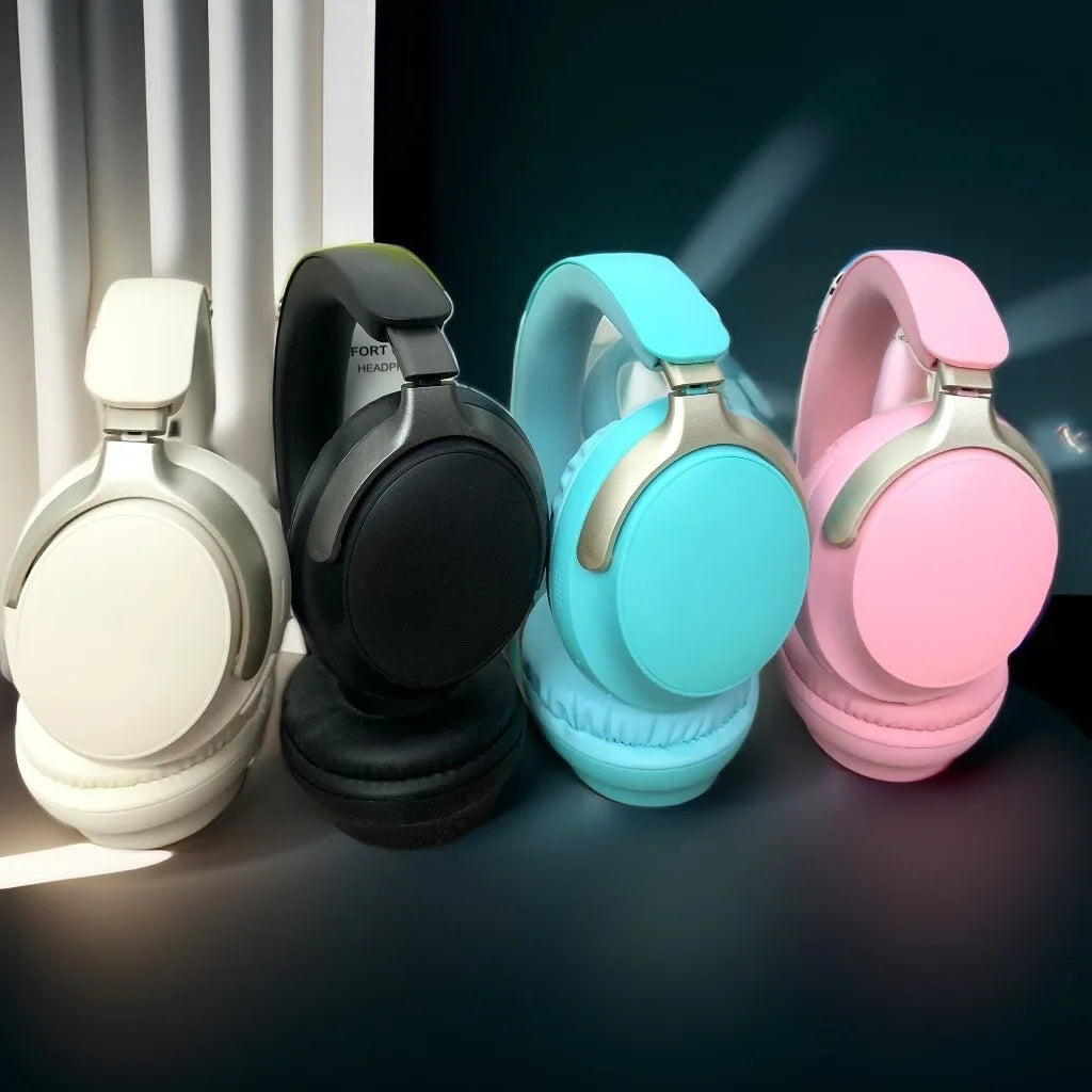 Head mounted Bluetooth earphones, wireless earphones with ultra long battery life, music, sports, and esports earphones