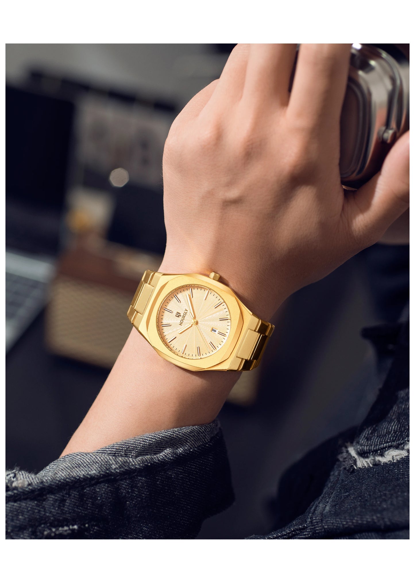 2025 New Watches For Man Original Top Brand All Black Stainless Steel Men's Wristwatch Classic Business Waterproof Movement