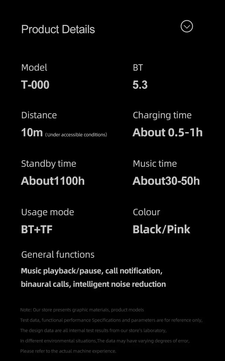 2023 New True Wireless BT Headphones: High Quality, Long Life, Digital Display and Pluggable Memory Card Playback!