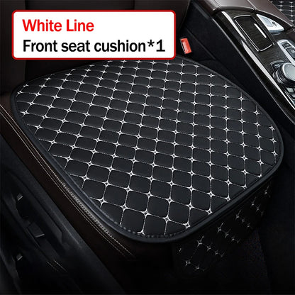 Car Seat Covers Premium Leather/Fabric Non-Slip, Waterproof, Breathable - Easy Install For most Sedan