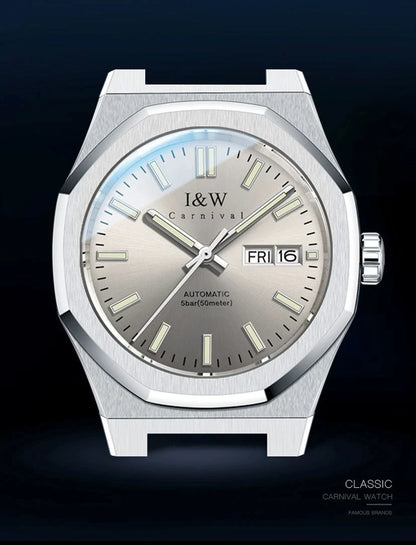 IW Automatic Watches Luxury Mechanical Watch for Man Japan Movement Wristwatch Stainless Steel Sapphire Crystal Relogio