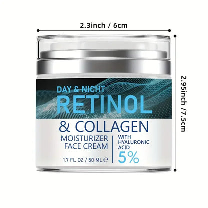 ENVISHA Retinol Collagen Cream Face Skin Care Anti-aging Wrinkle Deep Hydration Moisturizing Skin Health Whitening Exfoliation