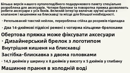 BAGGU Large Square Shoulder Bag Horizontal Casual Canvas Top-Handle Handbag Simple Leisure Bowler Bag for Everyday Use