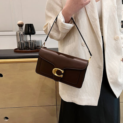 Ladies Leather Handbag Crossbody Bag Elegant Shoulder Strap Classic Design From Famous Designer Luxury Brand