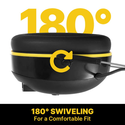 Electronic Headphone 5.0 Bluetooth Earmuffs Hearing Protection Headphones for Music Safety Noise Reduction Charging