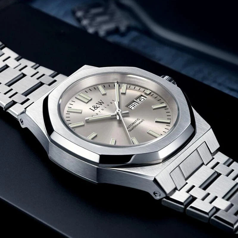IW Automatic Watches Luxury Mechanical Watch for Man Japan Movement Wristwatch Stainless Steel Sapphire Crystal Relogio
