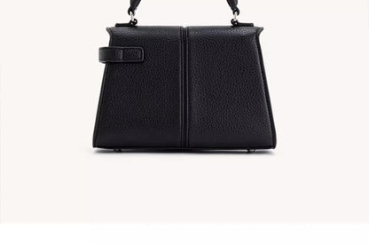 2025 Trapezoidal Leather Women's Bag Versatile Fashion Niche Handbag Top-handle Bags на сумки плечо кожаная sac de luxe femme