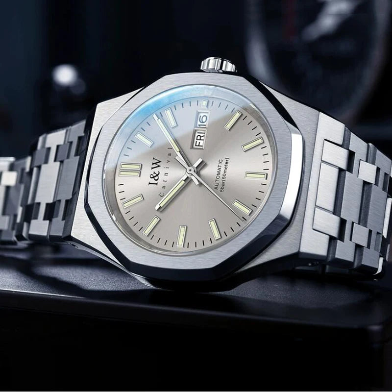 IW Automatic Watches Luxury Mechanical Watch for Man Japan Movement Wristwatch Stainless Steel Sapphire Crystal Relogio