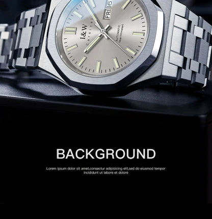 IW Automatic Watches Luxury Mechanical Watch for Man Japan Movement Wristwatch Stainless Steel Sapphire Crystal Relogio