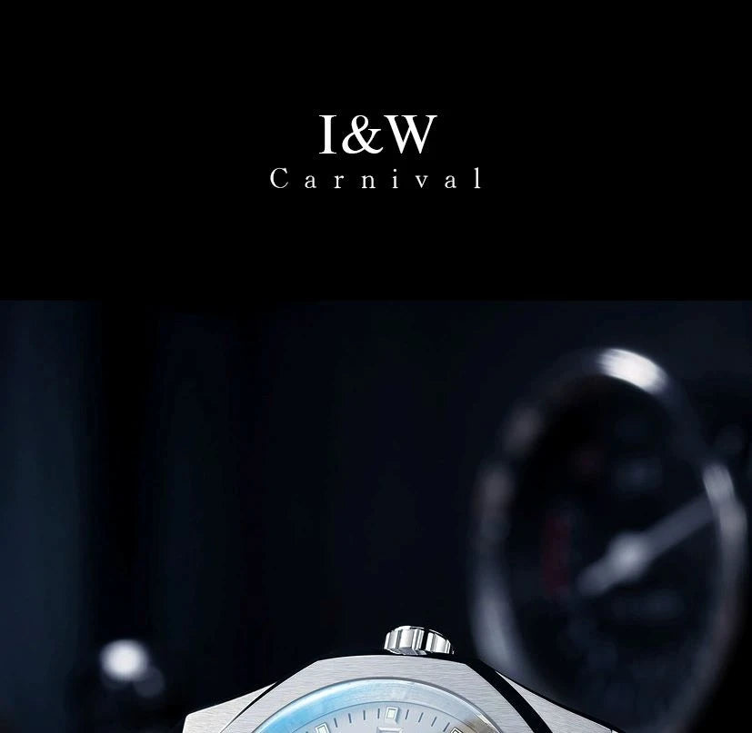 IW Automatic Watches Luxury Mechanical Watch for Man Japan Movement Wristwatch Stainless Steel Sapphire Crystal Relogio
