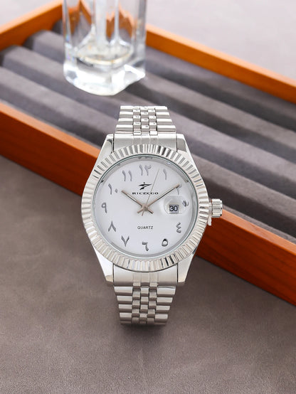 Fashion Men's Watches Date High-end Luxury Casual Sport Clock Classic Business Quartz Male Stainless Steel Wristwatches