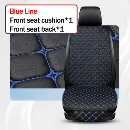 Car Seat Covers Premium Leather/Fabric Non-Slip, Waterproof, Breathable - Easy Install For most Sedan
