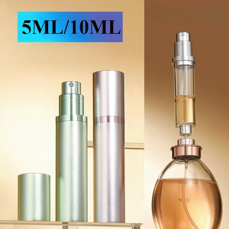 5ml 10ml Mini Bottom Filling Perfume Spray Dispenser Bottles Cosmetic Spray Atomizer Portable Refillable Liquid Container Bottle