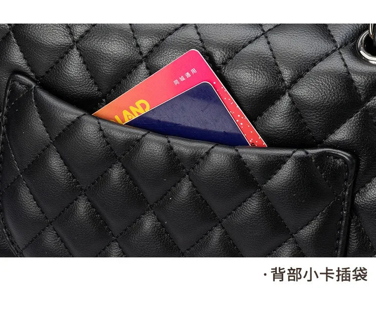 Ladies Leather Crossbody Bag Shoulder Handbag Messenger Tote Luxury Designer Brand Women's Classic Elegant Popular