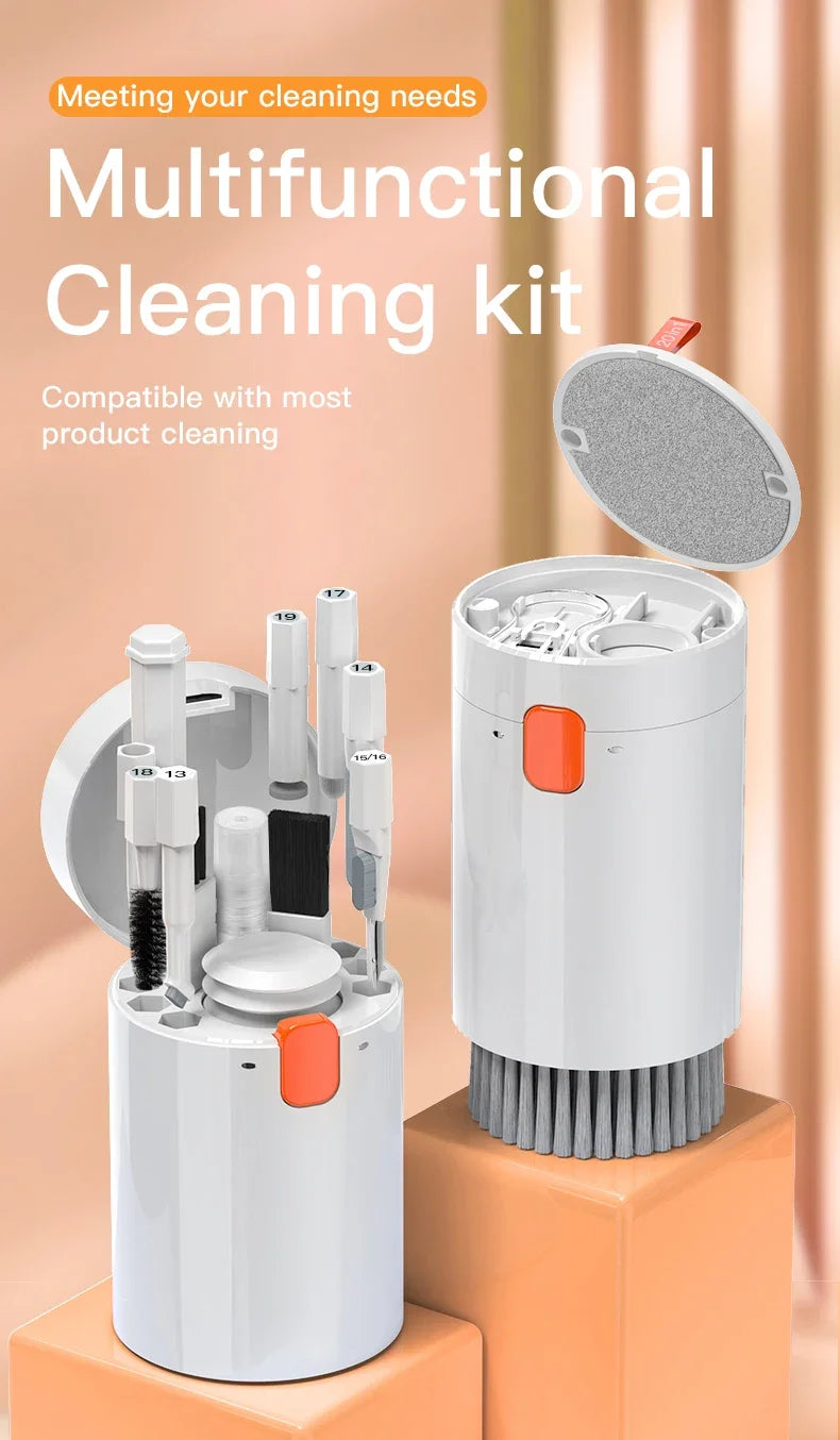20/1 Digital Cleaning Kit Phone Camera Laptop keyboard Cleaning brush key Screen cleaner Dust Collector Christmas gift