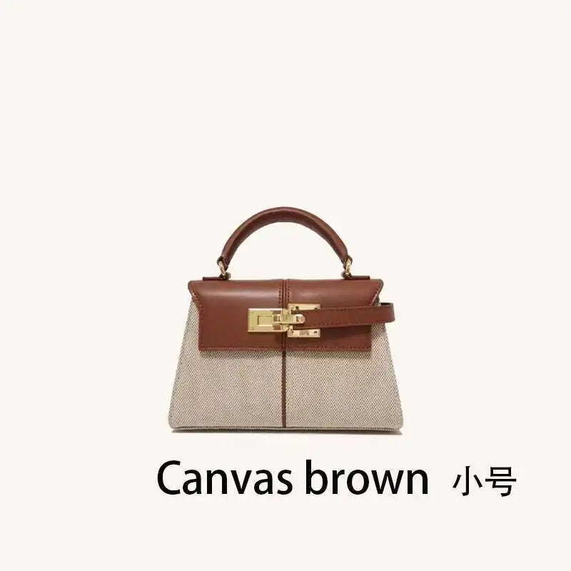 2025 Trapezoidal Leather Women's Bag Versatile Fashion Niche Handbag Top-handle Bags на сумки плечо кожаная sac de luxe femme