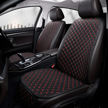 Car Seat Covers Premium Leather/Fabric Non-Slip, Waterproof, Breathable - Easy Install For most Sedan