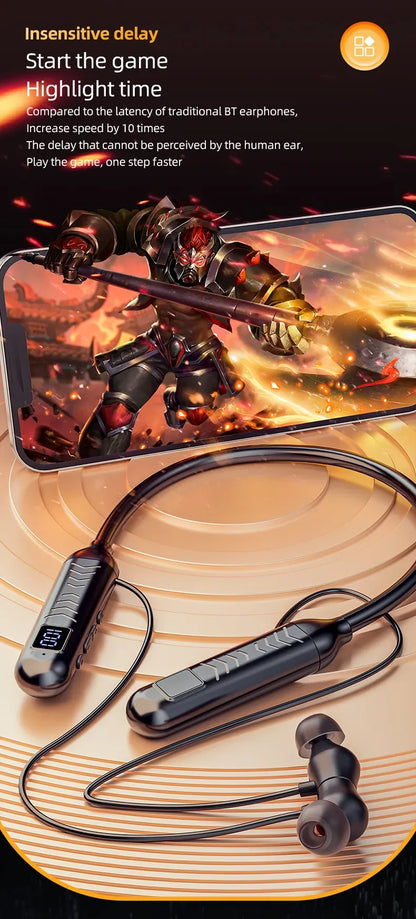 2023 New True Wireless BT Headphones: High Quality, Long Life, Digital Display and Pluggable Memory Card Playback!